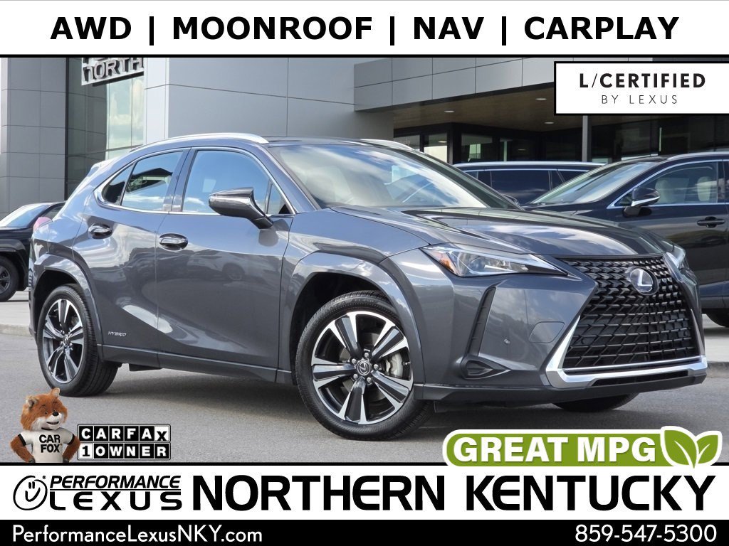 Certified Used 2022 Cloudburst Gray Lexus 250h Luxury image 1