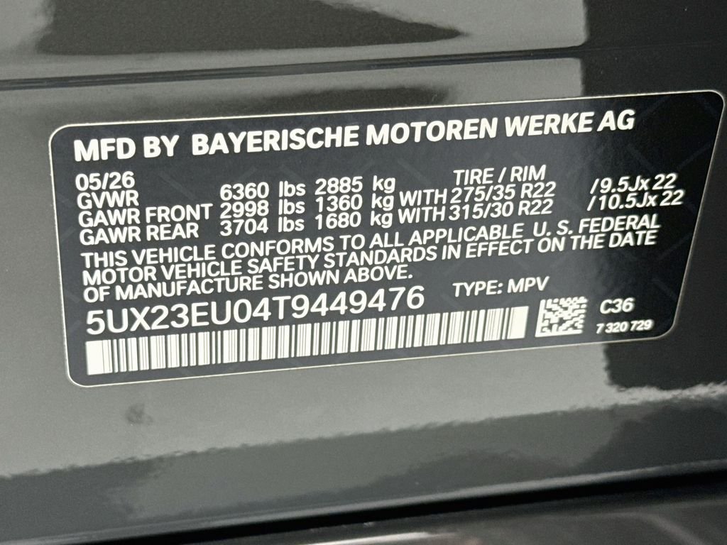 New 2026 Gray Metallic BMW xDrive40i image 34