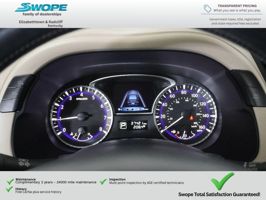 Used 2020 Hermosa Blue INFINITI LUXE image 17