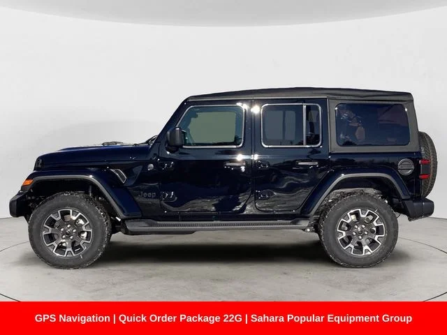 New 2026 Black Clearcoat Jeep 4-DOOR SAHARA image 2