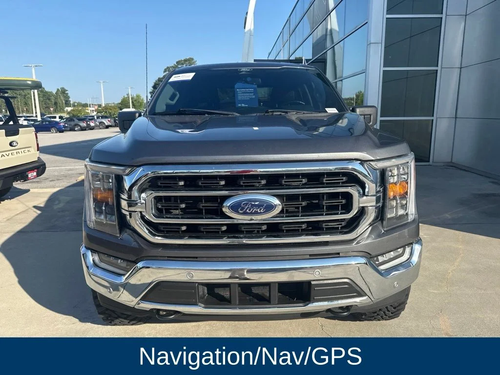 Used 2022 Carbonized Gray Metallic Ford XLT image 2