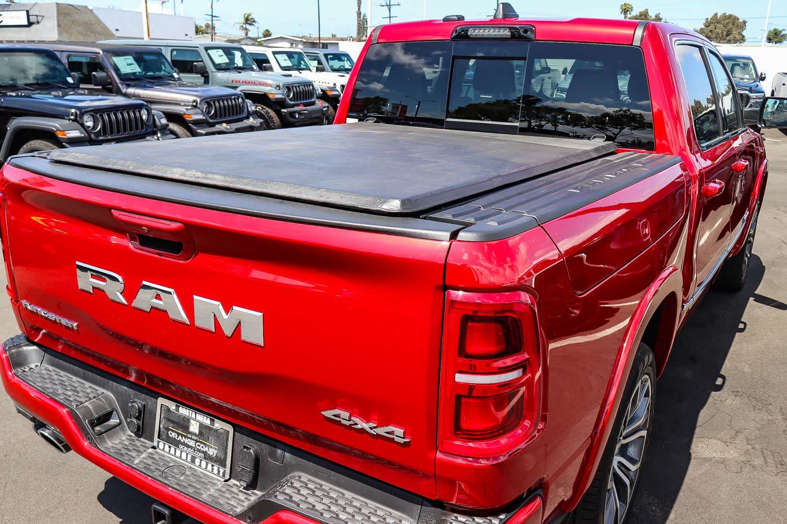 New 2026 Molten Red Pearl-Coat Exterior Paint RAM Tungsten image 15