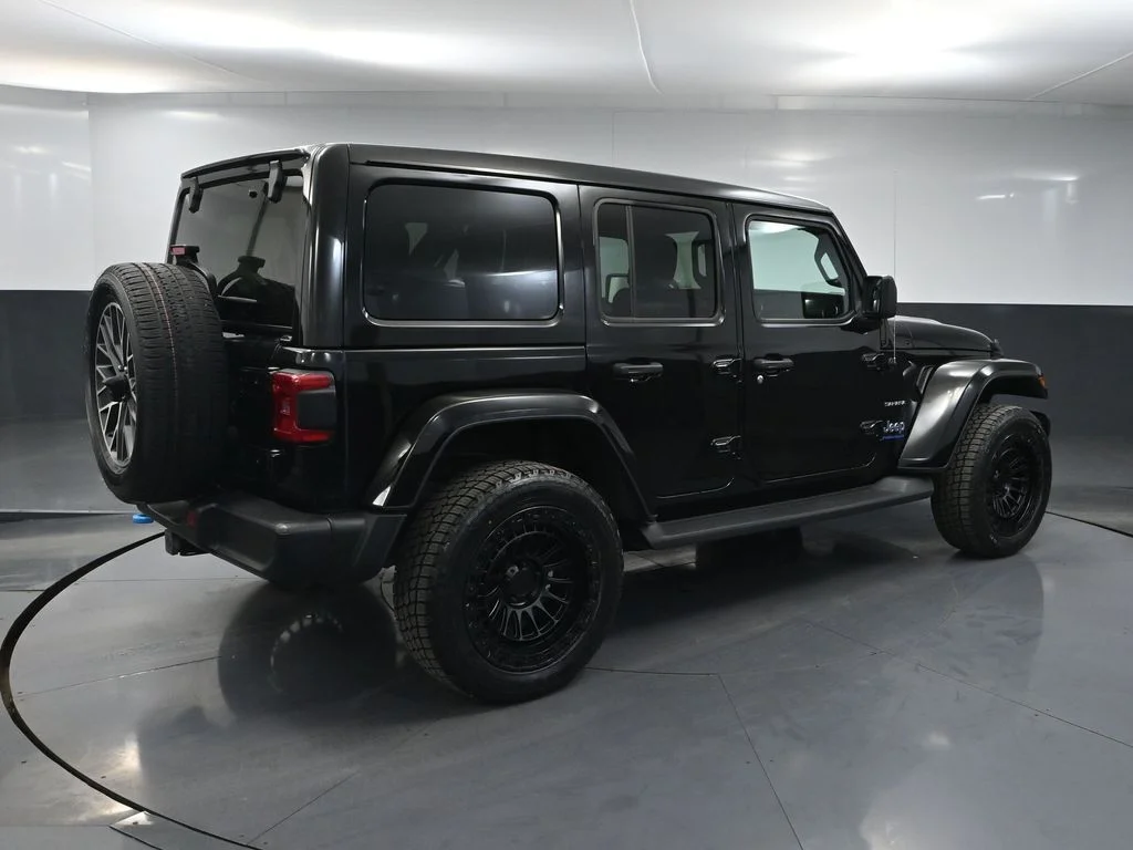 Used 2023 Black Jeep Sahara 4xe image 4
