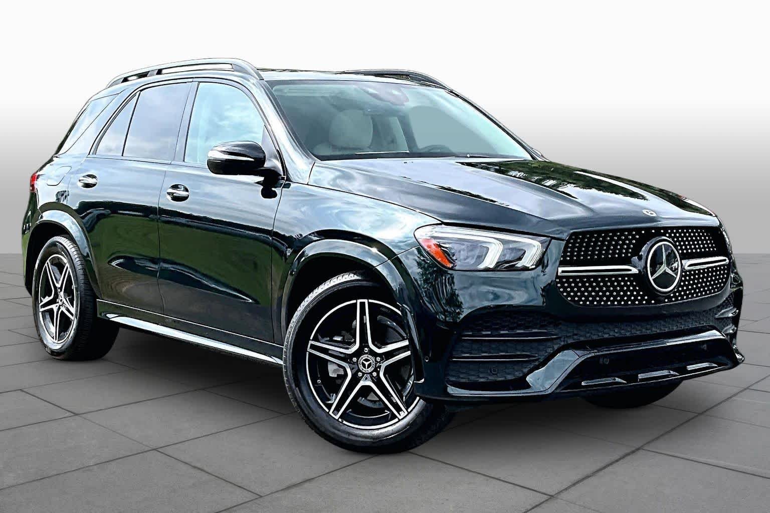Certified Used 2022 Emerald Green Metallic Mercedes-Benz GLE 350 image 3