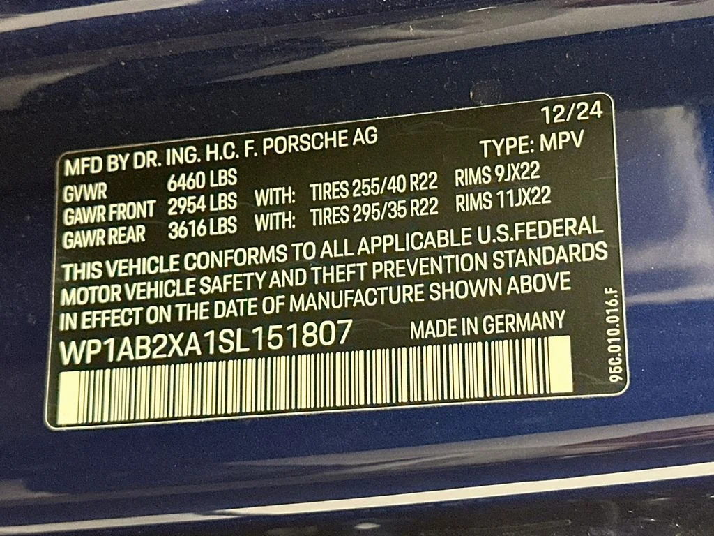 Used 2025 Blue Porsche 4S image 34