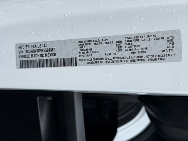 Used 2023 Bright White Clearcoat Ram  image 25