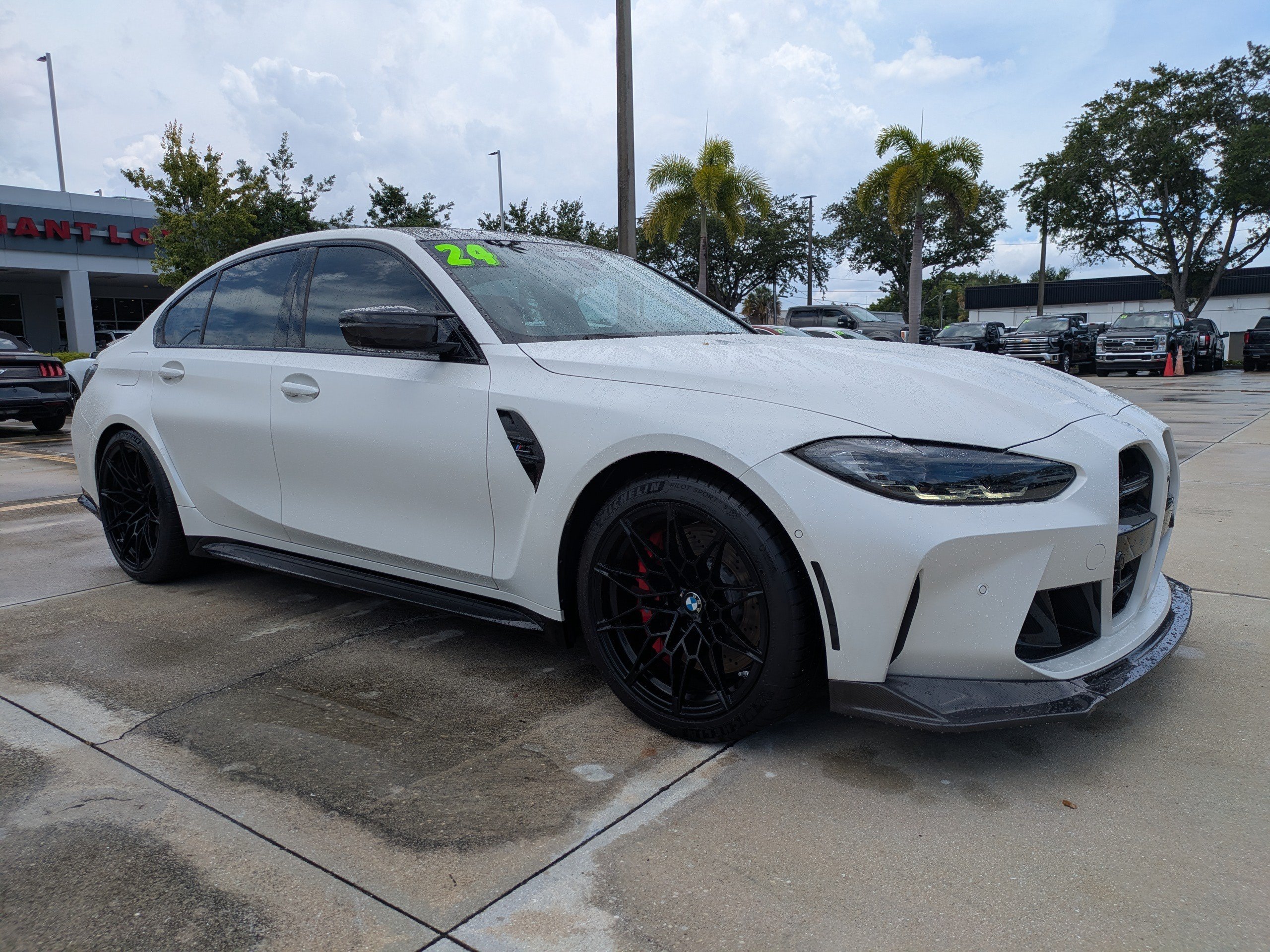 Used 2024 Frozen Solid White BMW Competition xDrive image 1
