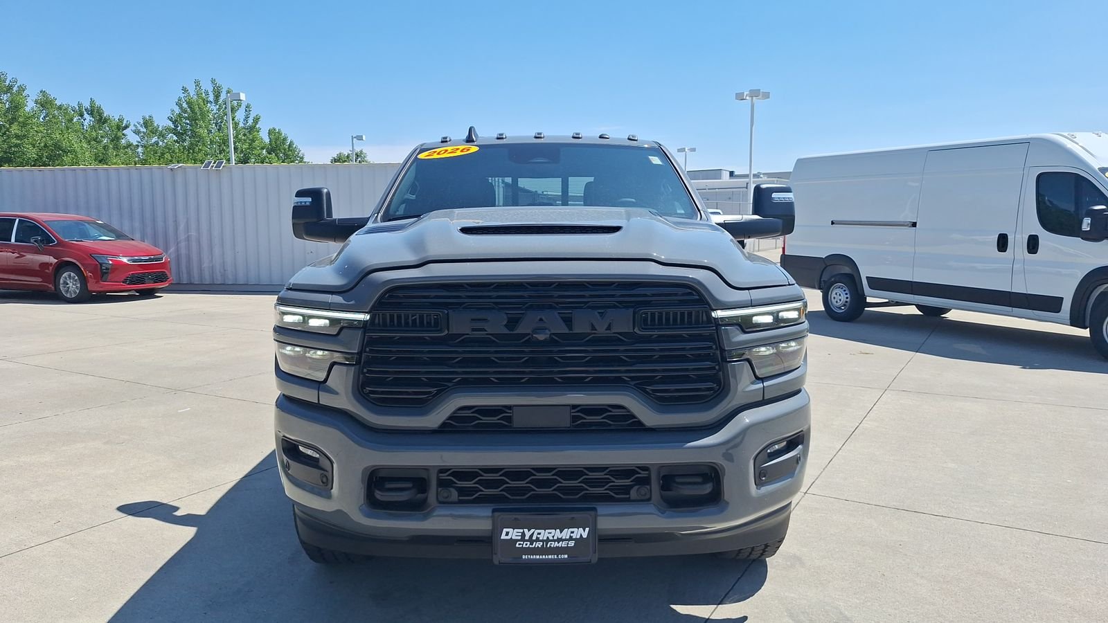 New 2026 Ceramic Gray Clear-Coat Exterior Paint RAM Laramie image 8