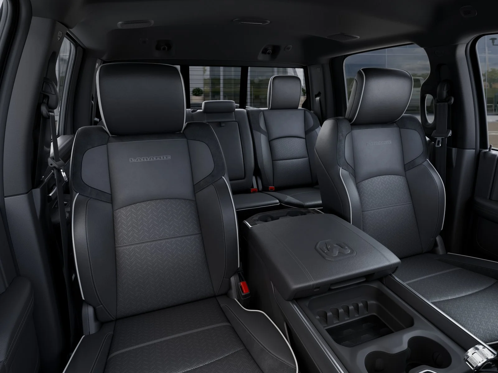 New 2026 Ceramic Gray Clear-Coat Exterior Paint RAM Laramie image 46