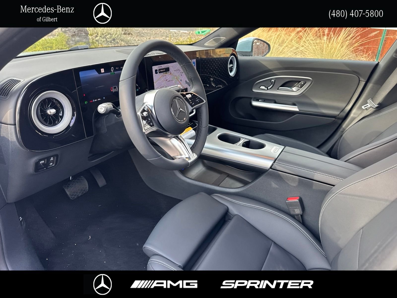 New 2027 Liquid Crystal Green Mercedes-Benz CLA 250+ image 8