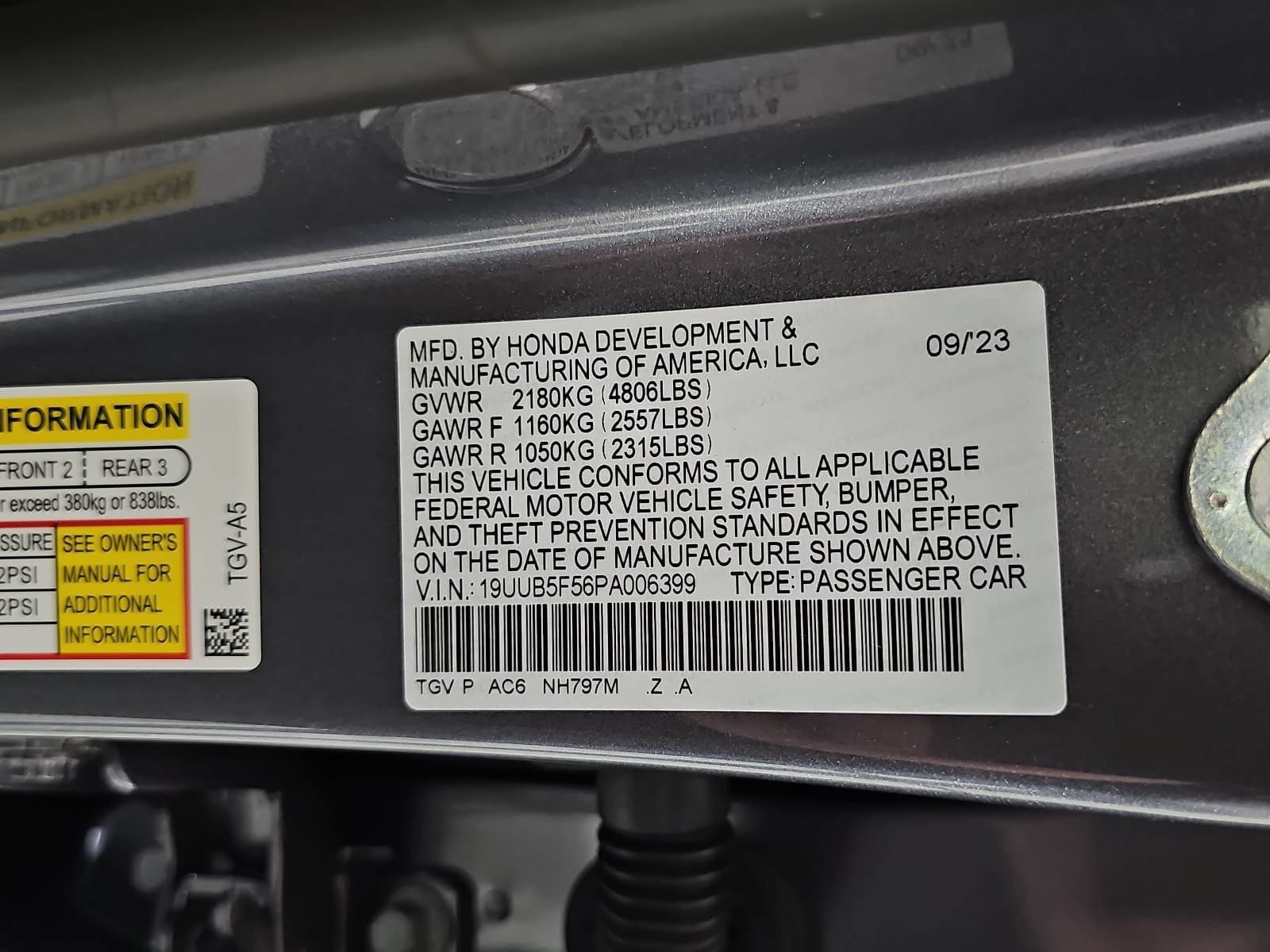 Used 2023 Gray Acura A-Spec Package image 31