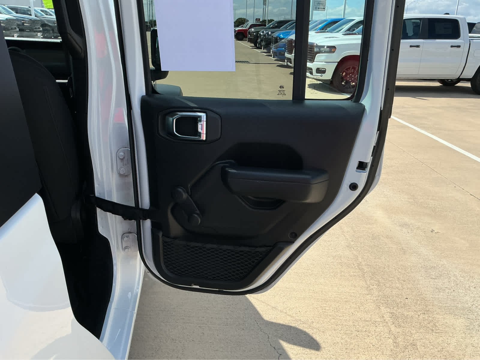 Used 2023 Bright White Clearcoat Jeep Sport image 20