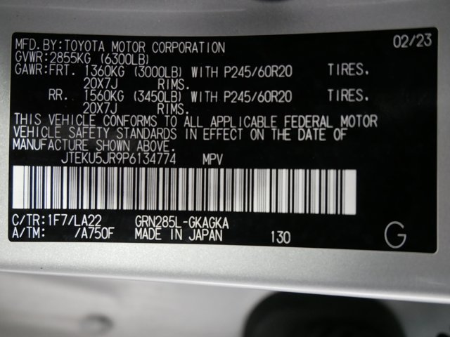 Certified Used 2023 Classic Silver Metallic Toyota Limited image 34