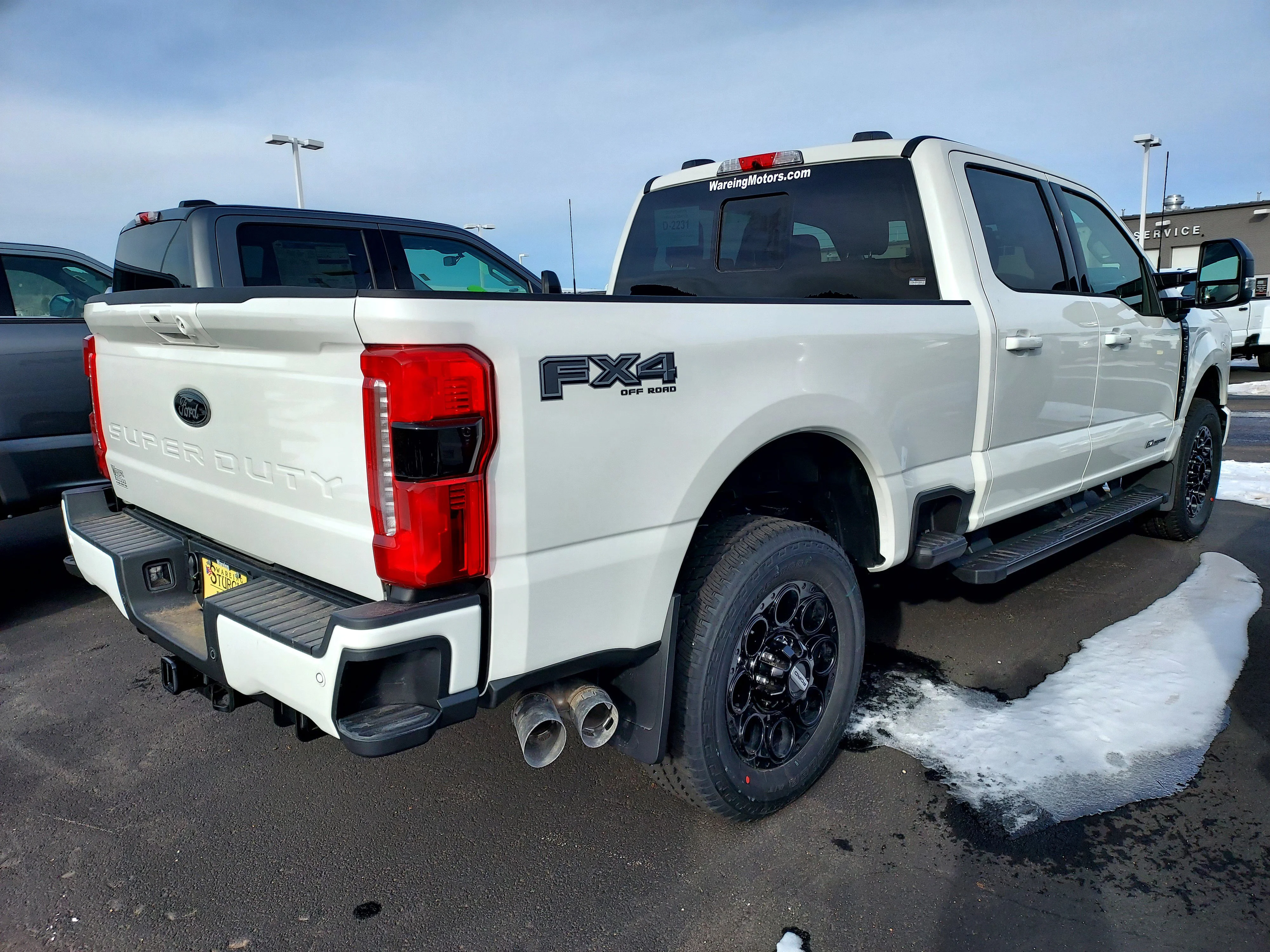 New 2026 Star White Metallic Tri-Coat Ford LARIAT image 9