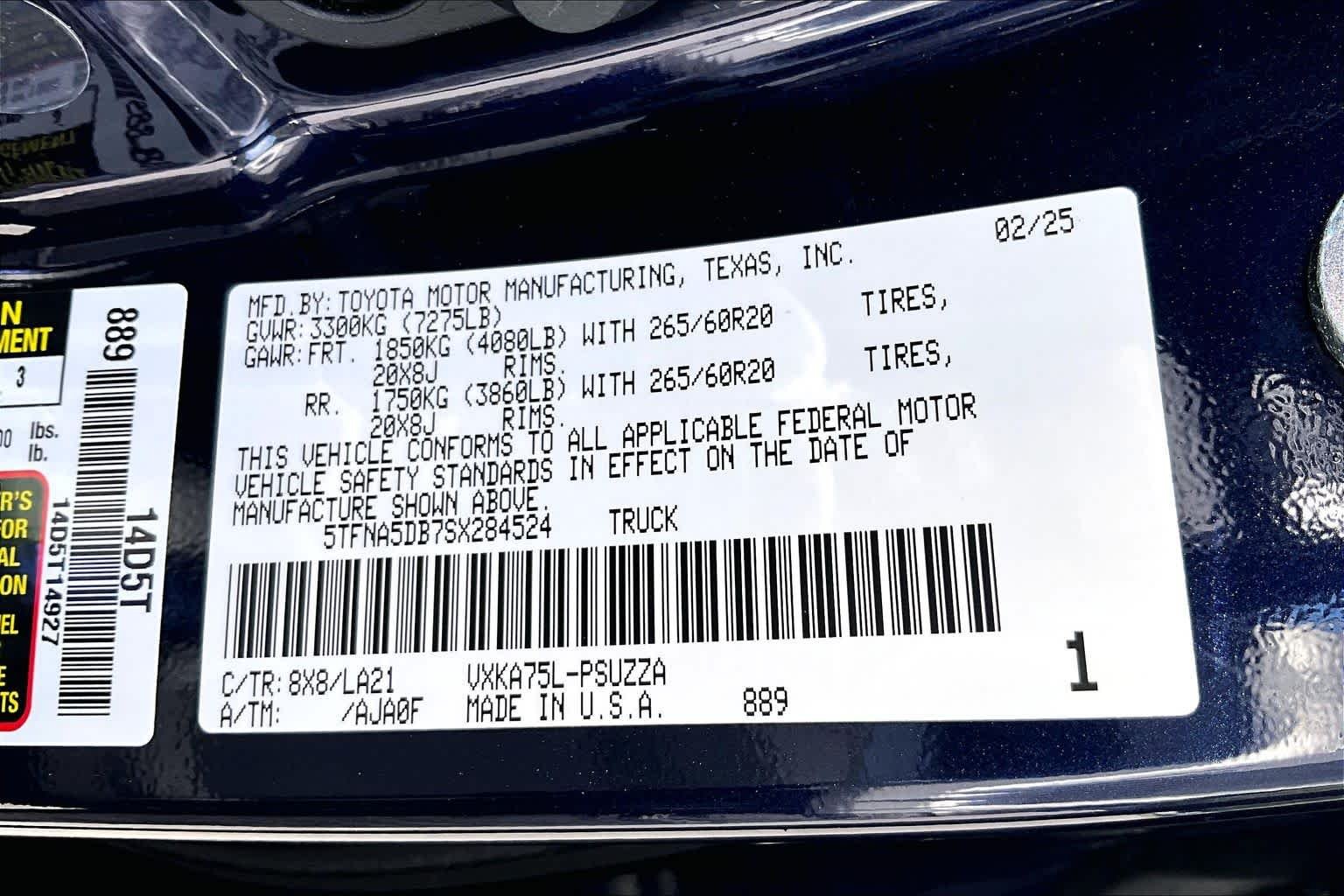 Used 2025 Blueprint Toyota Platinum image 37