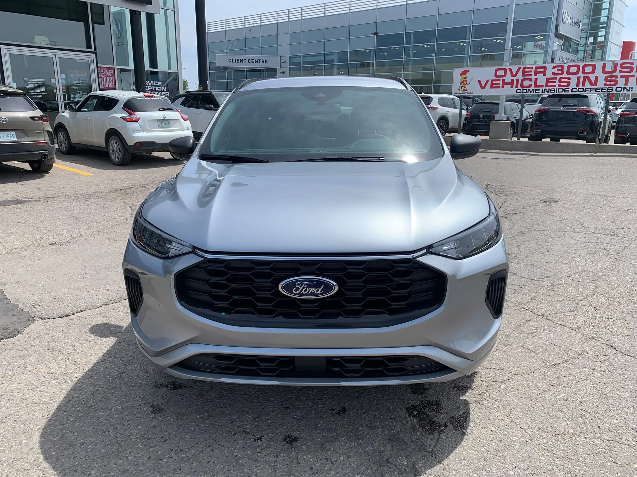 Certified Used 2023 Iconic Silver Metallic Ford ST-Line AWD*Remote Start | Htd Seats | Htd Wheel | Blind Spot Detection | Lane Keep Assist | CarPlay image 4