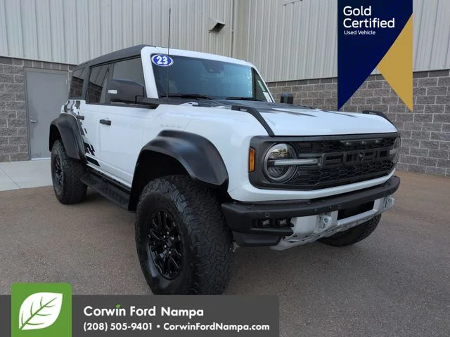 Certified Used 2023 White Ford Raptor image 1