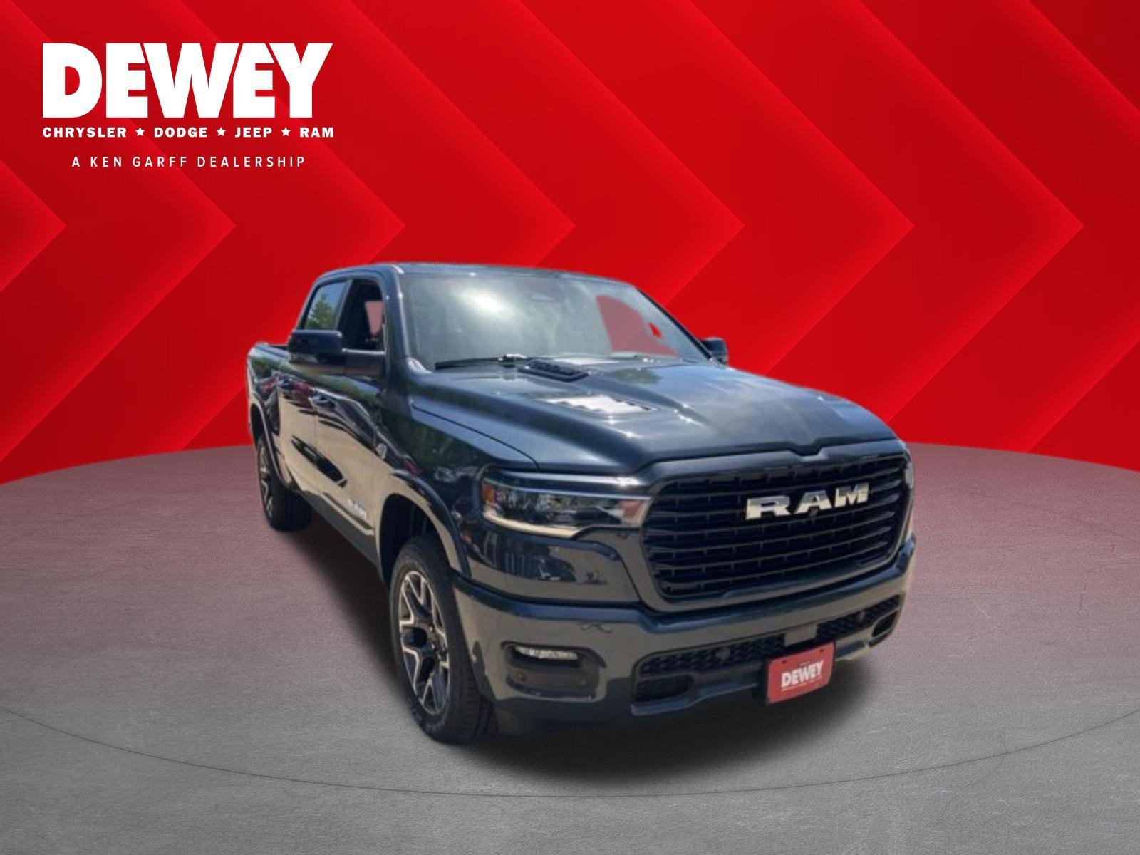 New 2026 Forged Blue Metallic Exterior Paint RAM Laramie image 1