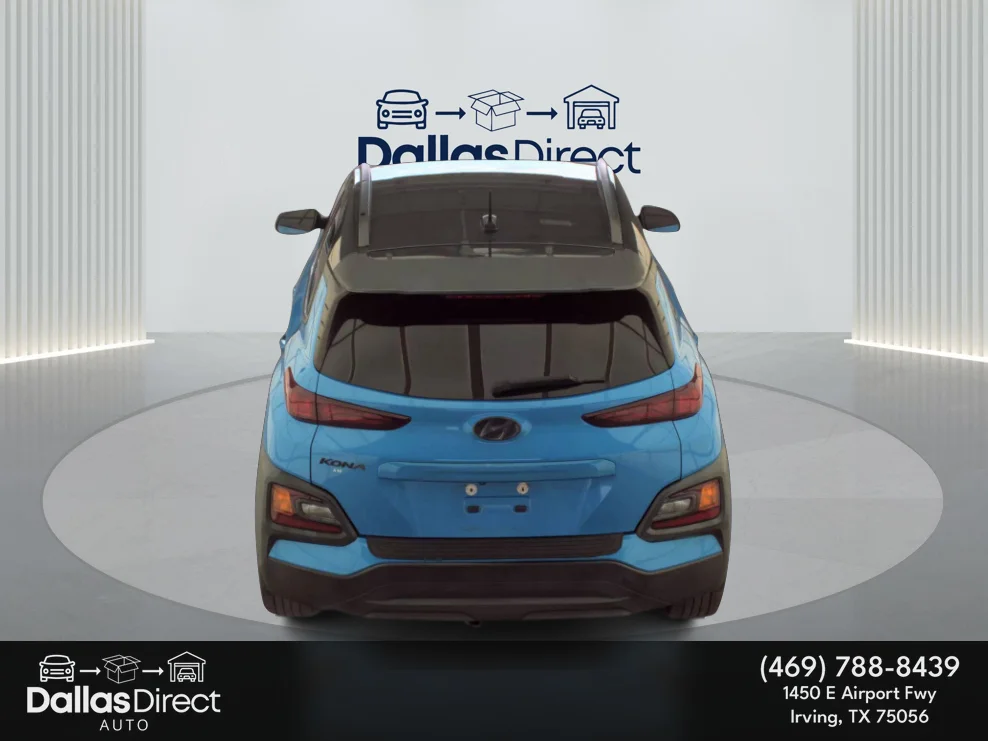Used 2019 Surf Blue w/Dark Gray Roof Hyundai SEL image 7