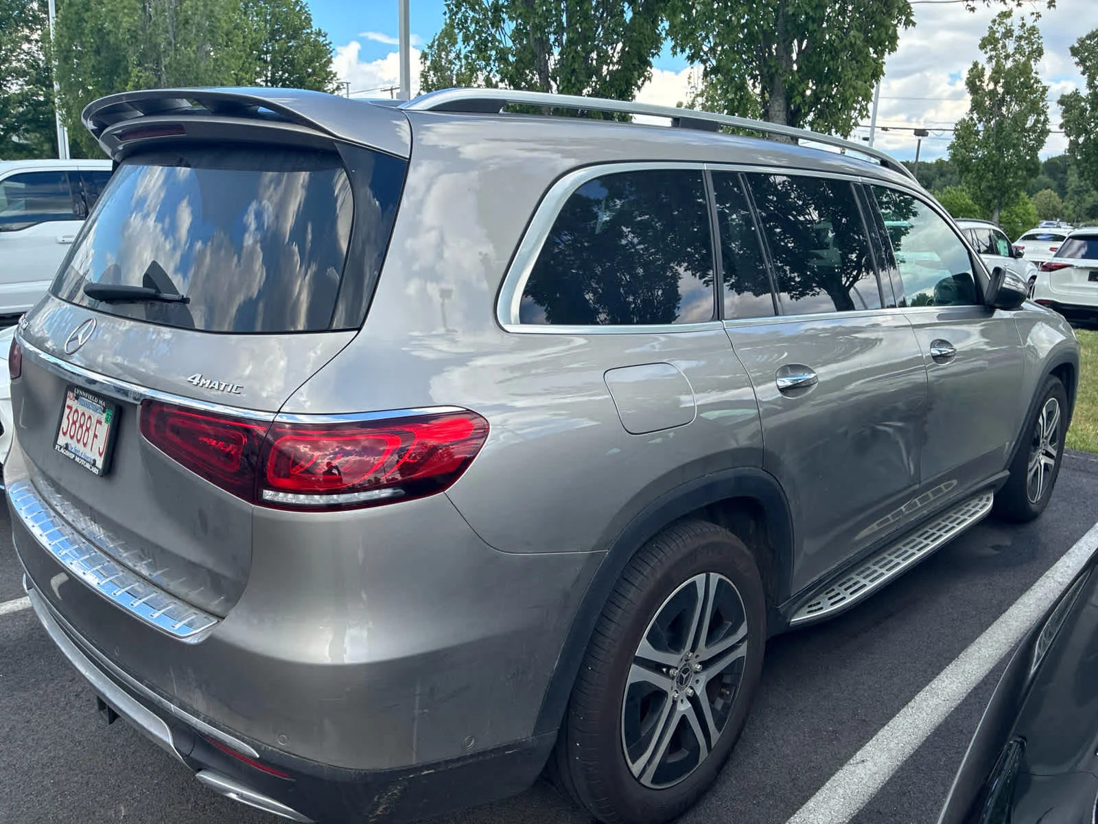 Used 2020 Mojave Silver Metallic Mercedes-Benz GLS 450 image 4