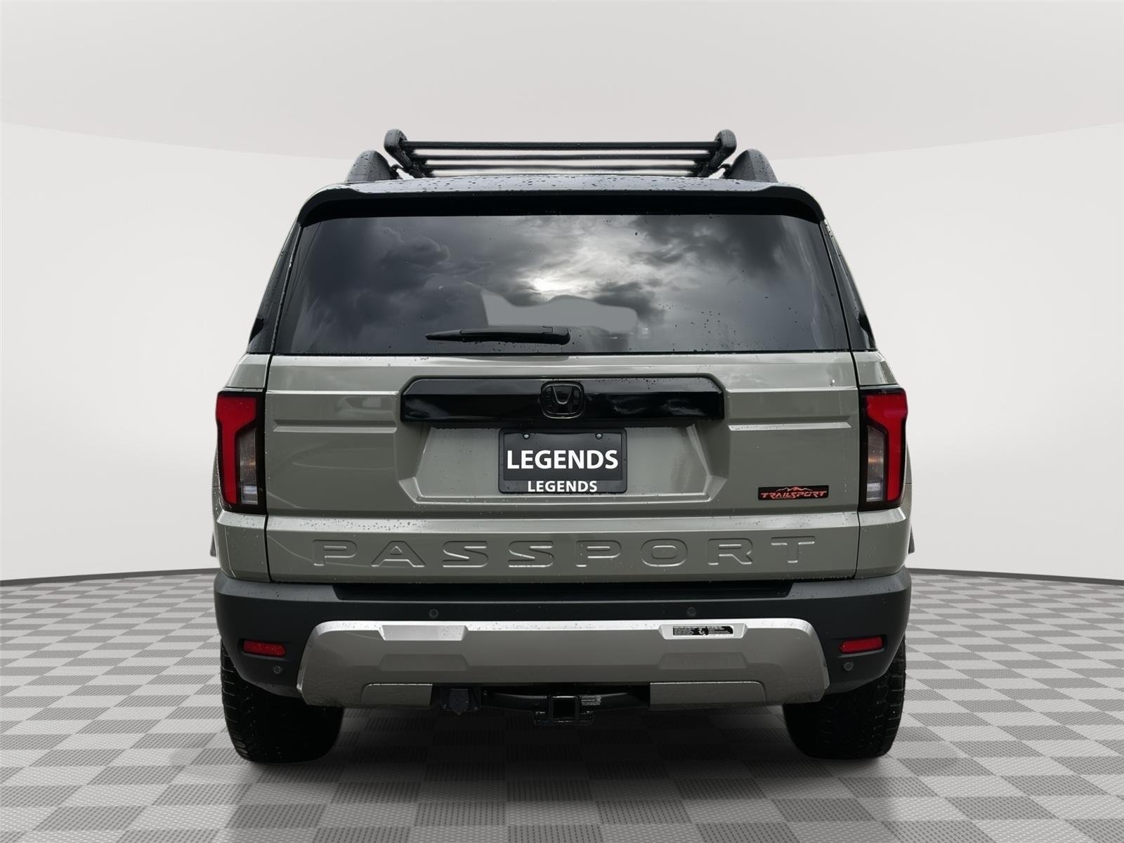 New 2026 Ash Green Metallic Honda TrailSport Elite Blackout image 4