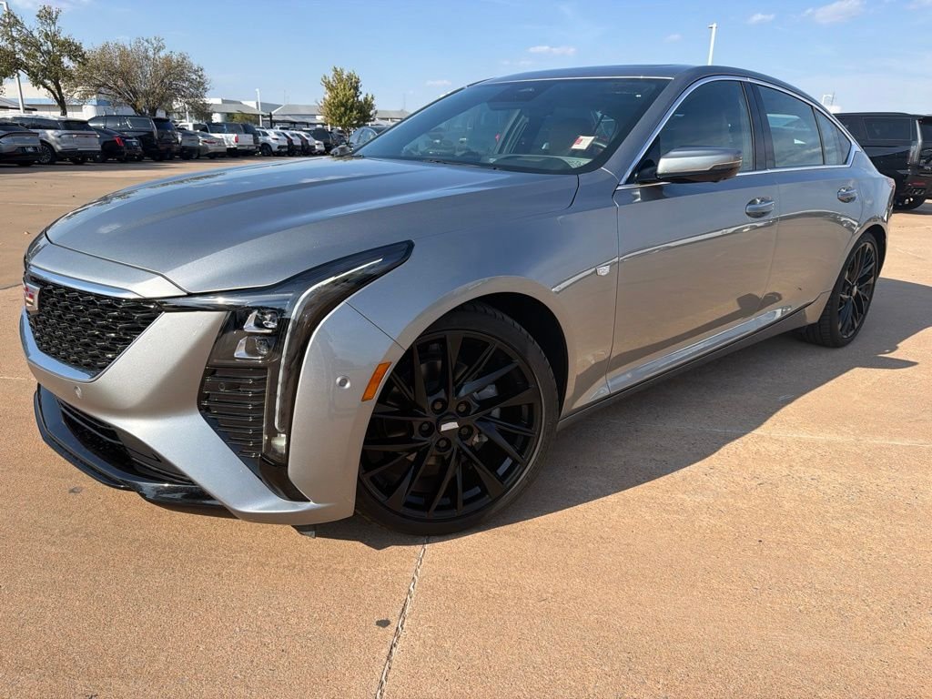 Used 2025 Silver Cadillac Premium Luxury image 1