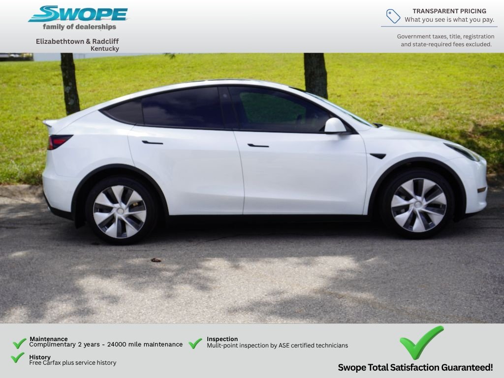 Used 2021 Tesla Model Y Long Range with VIN 5YJYGDEE3MF085949 for sale in Elizabethtown, KY