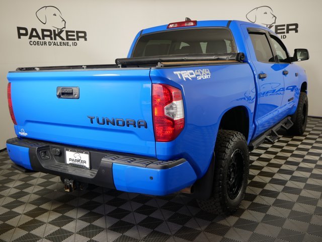 Used 2021 Voodoo Blue Toyota Crew Max SR5 w/ TRD Sport Pkg image 5