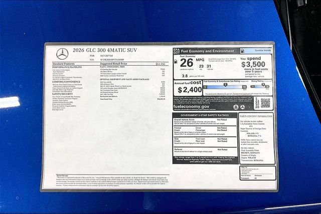 New 2026 Starling Blue Metallic Mercedes-Benz GLC 300 image 28