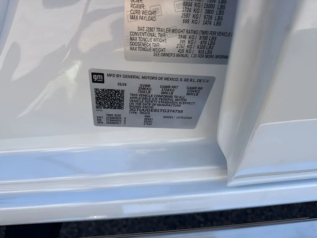 New 2026 Glacier White Tricoat GMC Denali image 36