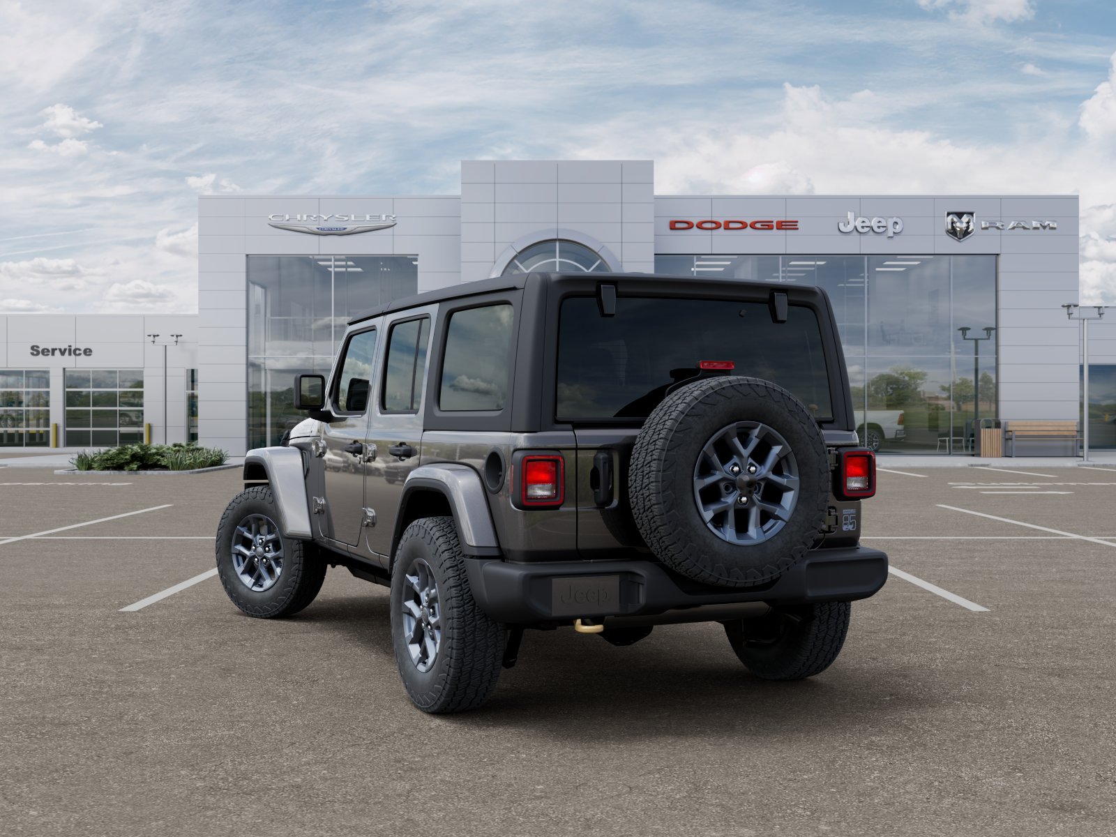 New 2026 Granite Crystal Metallic Clear-Coat Exterior Paint Jeep 85th Anniversary image 3