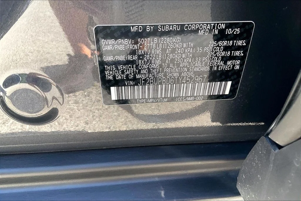 Used 2026 Gray Subaru Premium image 33