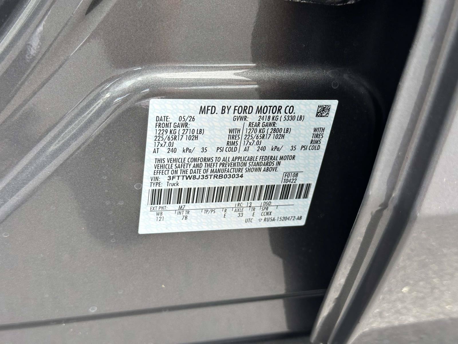 New 2026 Carbonized Gray Metallic Ford XLT image 13