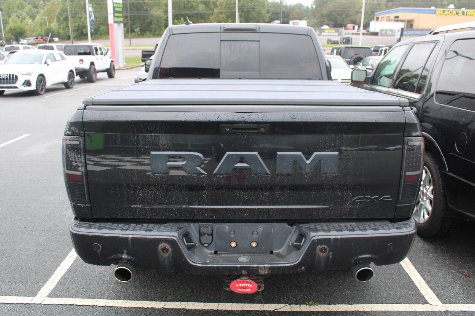 Used 2017 Brilliant Black Crystal Pearlcoat Ram Night image 5