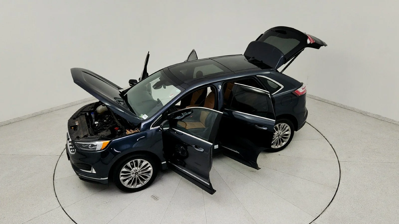 Used 2024 Blue Ford Titanium image 22