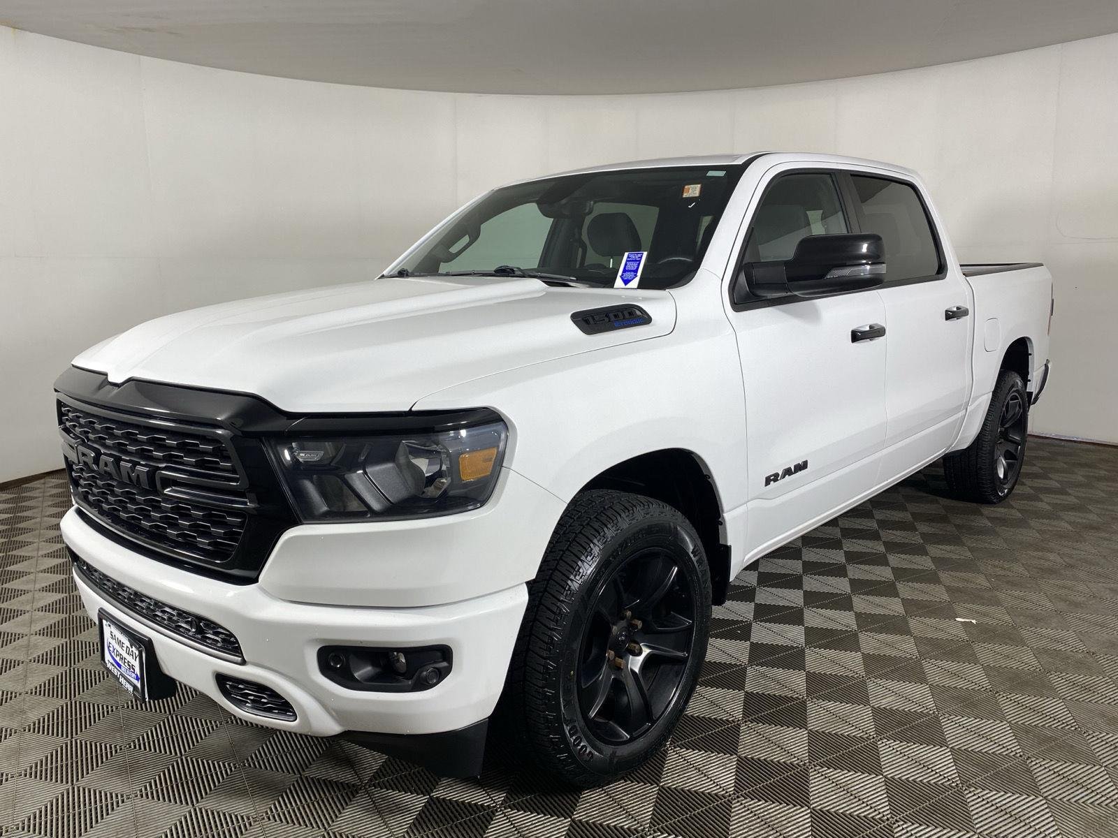 Used 2023 Bright White Clearcoat Ram Big Horn image 3