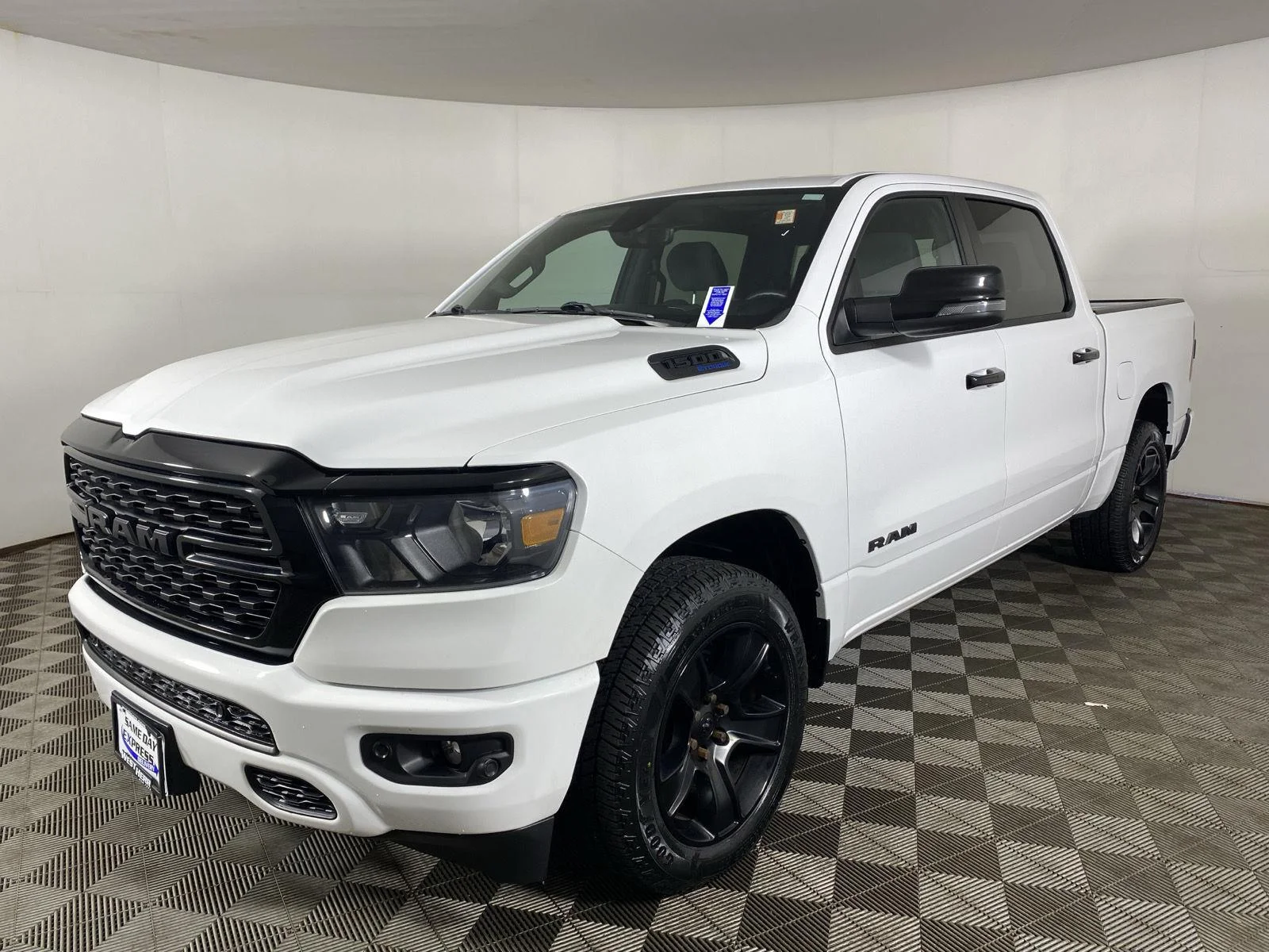 Used 2023 Bright White Clearcoat Ram Big Horn image 3