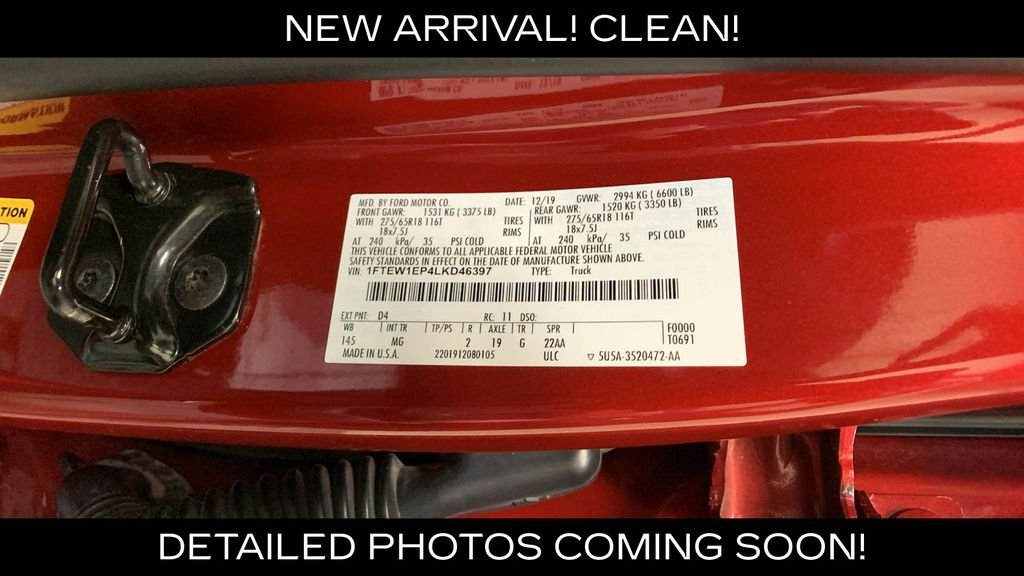 Certified Used 2020 Red Metallic Ford XLT image 45