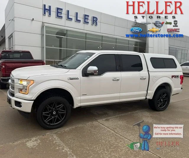 Used 2017 White Platinum Metallic Tri-Coat Ford Platinum image 1