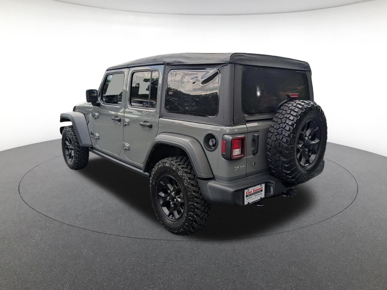 Used 2022 Sting-Gray Clearcoat Jeep Unlimited Willys Sport image 6