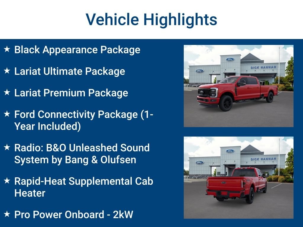 New 2026 Red Ford Lariat image 3