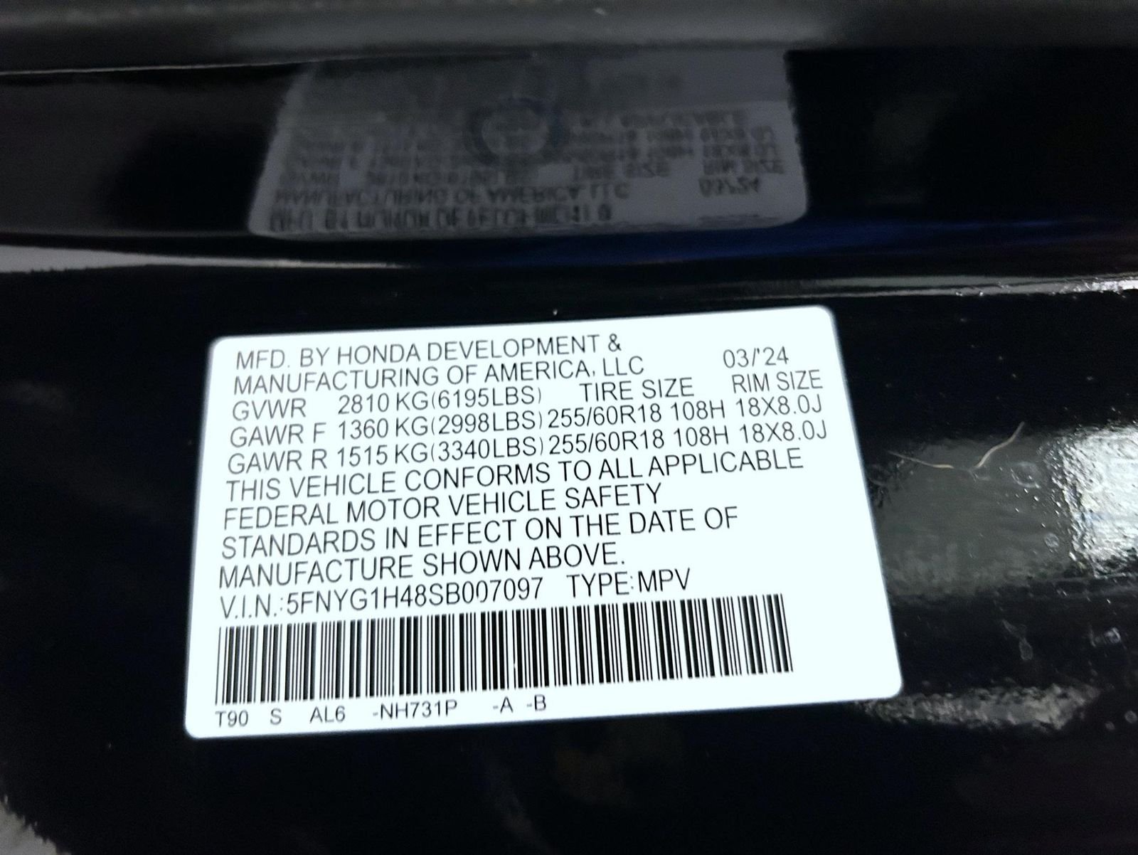 Used 2025 Black Honda EX-L image 26