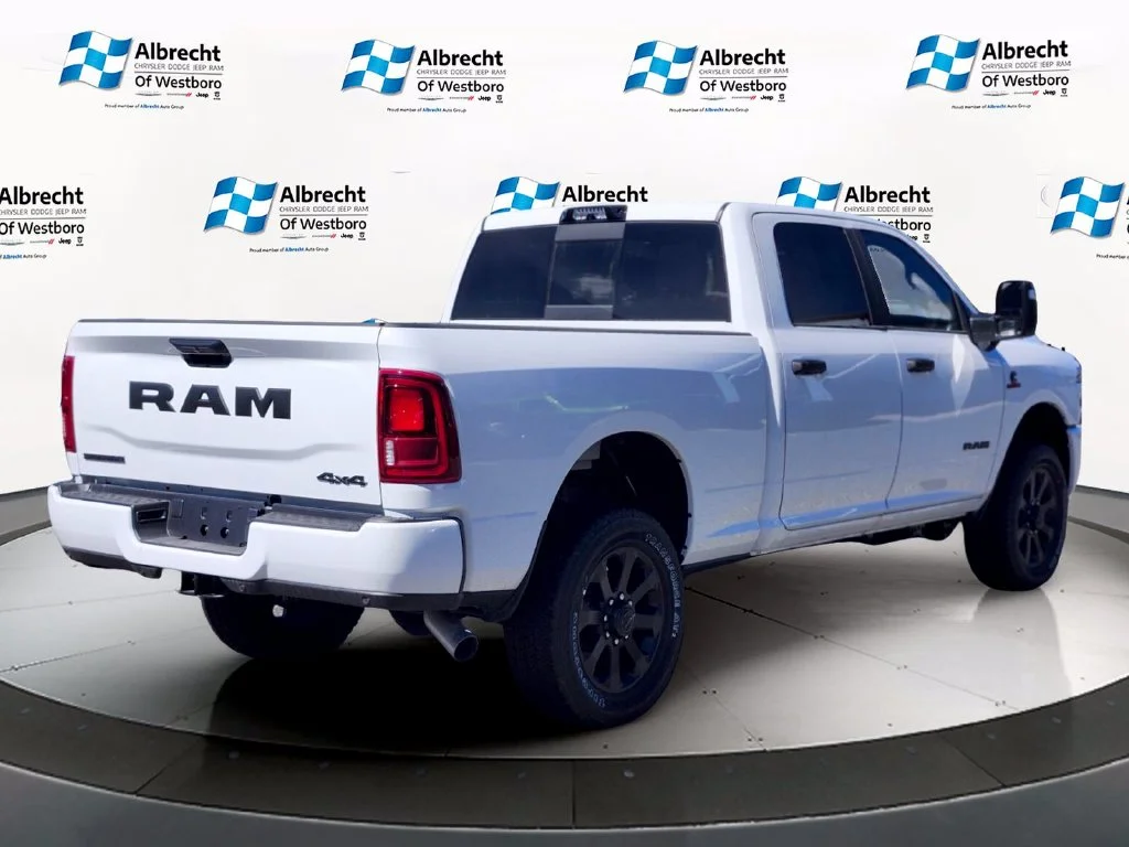 New 2026 Bright White Clear-Coat Exterior Paint RAM Big Horn image 5