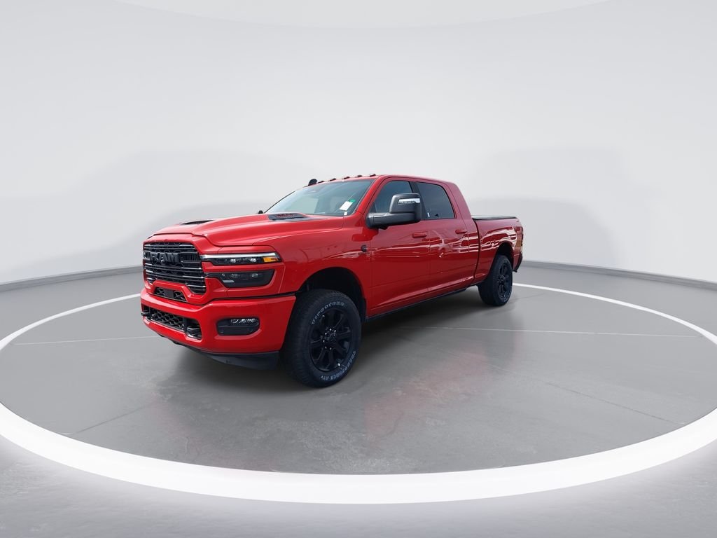 New 2026 Flame Red Clear-Coat Exterior Paint RAM Laramie image 4