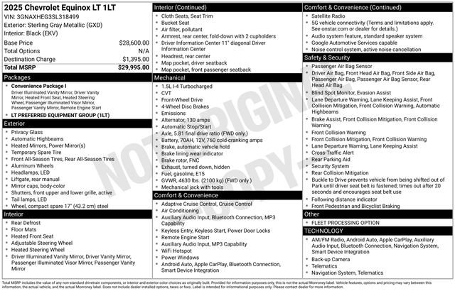 Used 2025 Gray Chevrolet LT image 32