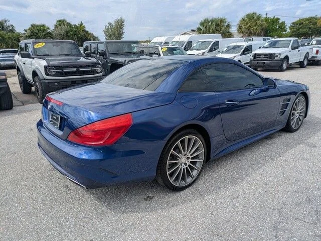 Used 2017 Blue Mercedes-Benz SL 450 image 8