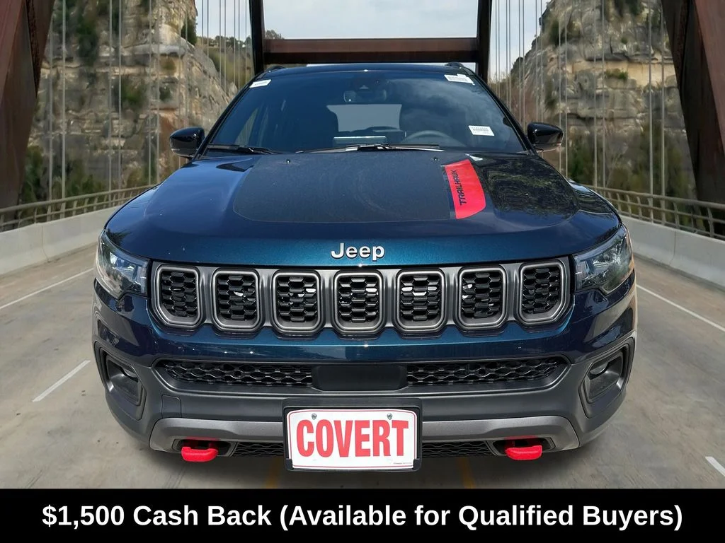New 2026 Fathom Blue Pearl-Coat Exterior Paint Jeep Trailhawk image 2
