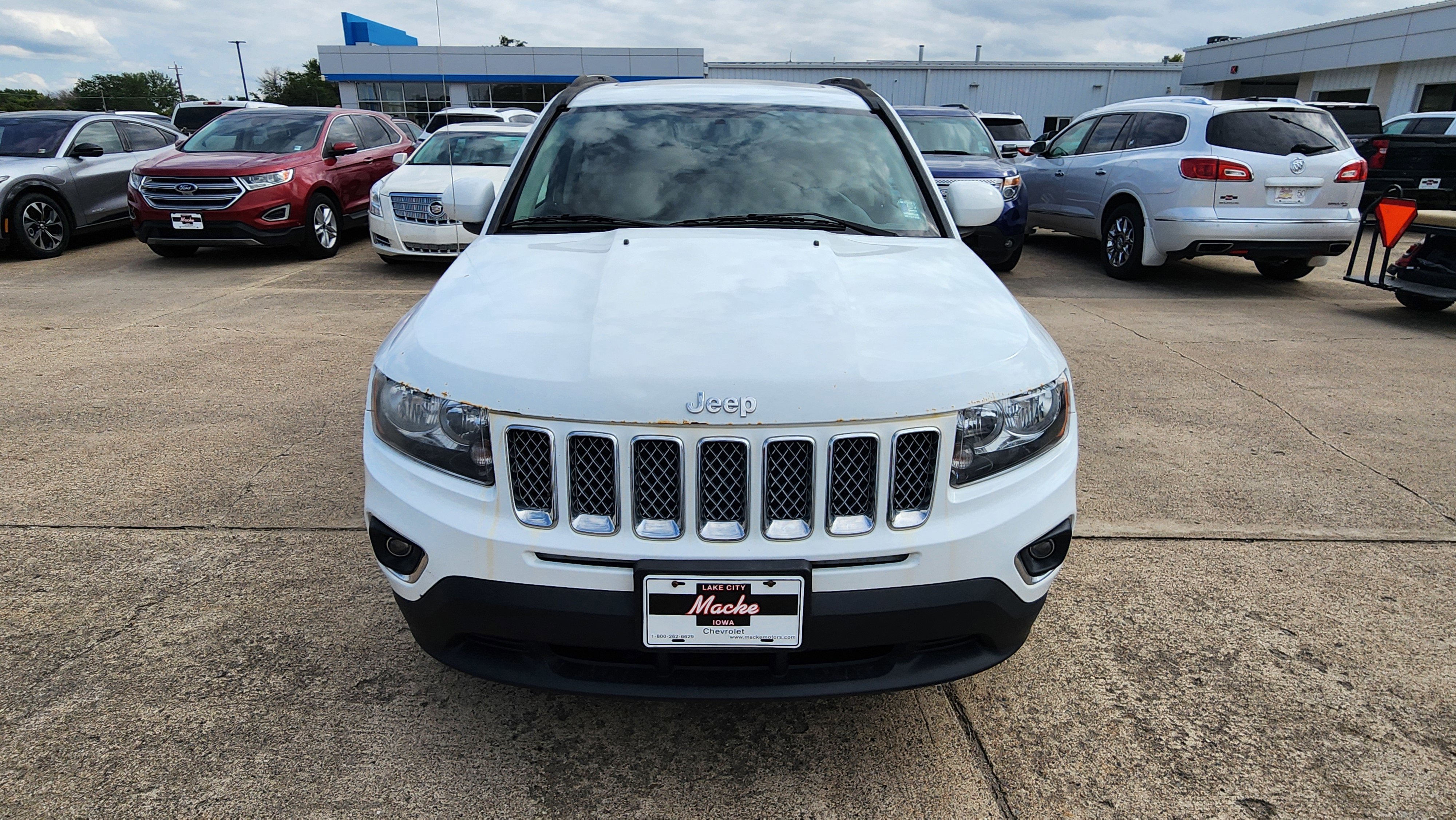 Used 2015 Jeep Compass Latitude with VIN 1C4NJDEB9FD168676 for sale in Lake City, IA