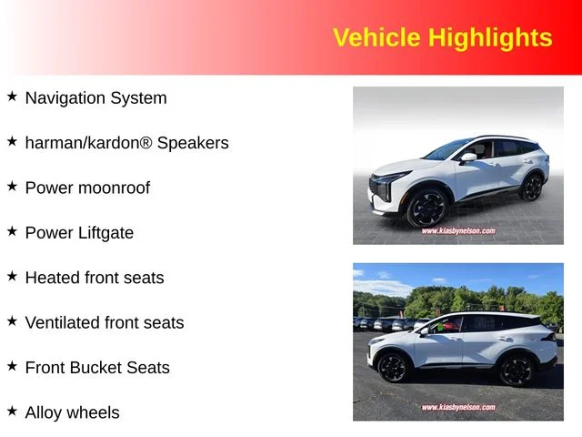 New 2026 White Kia SX-Prestige image 3