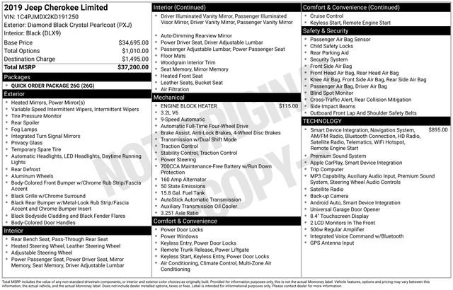 Used 2019 Black Jeep Limited image 3